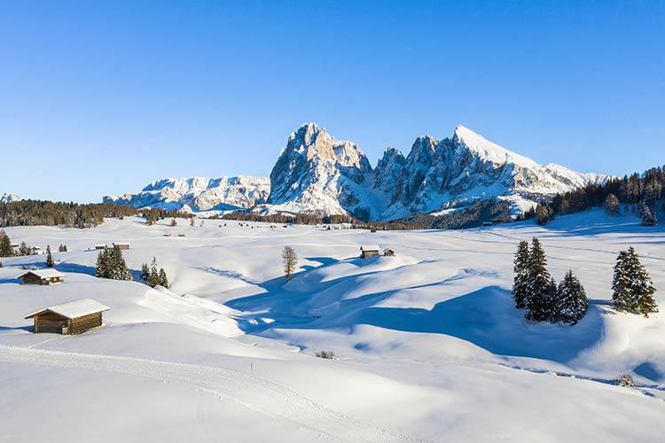 Langkofelgruppe im Winter