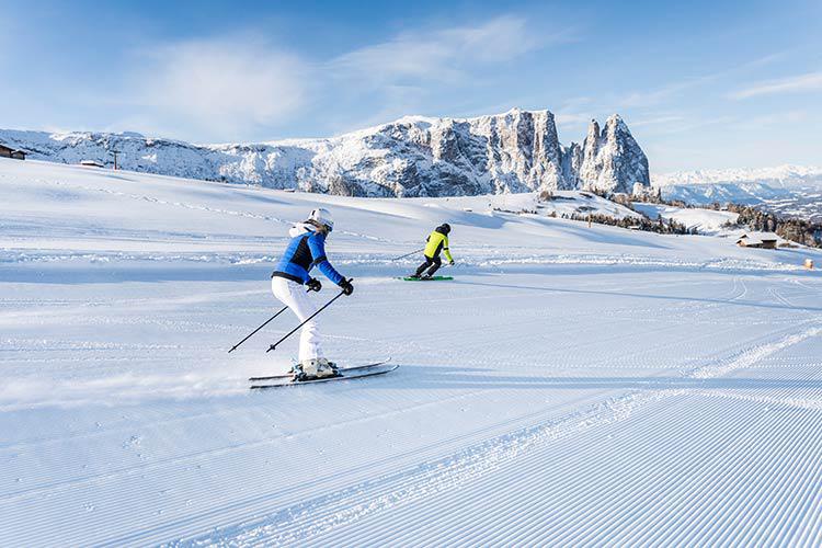 Skifahrer - Schlern