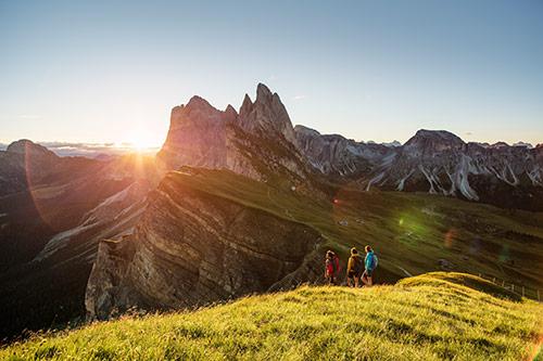 Sonnenaufgang in den Bergen